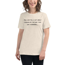Load image into Gallery viewer, Women&#39;s Eat Bananas T-Shirt
