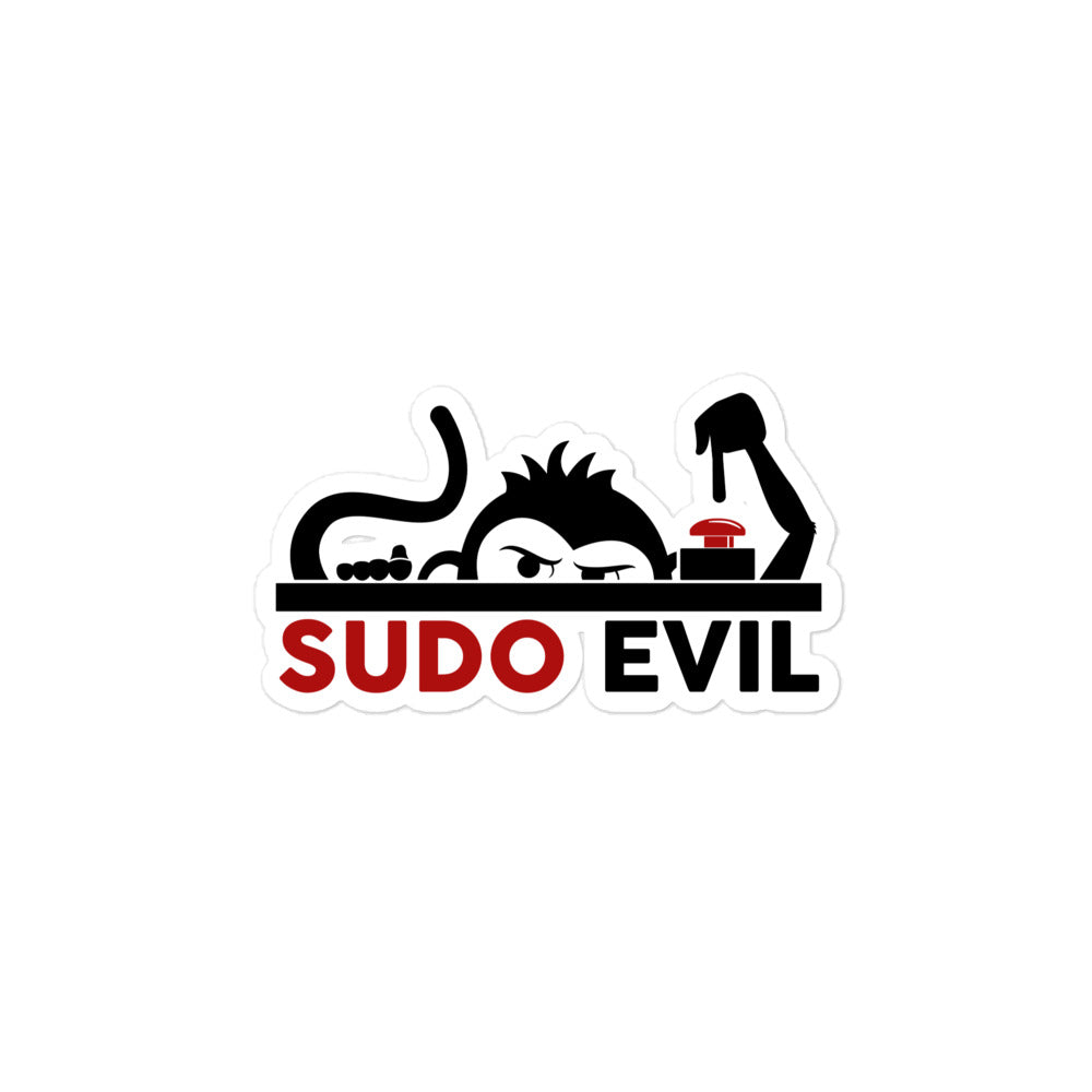 Sudo Evil Sticker